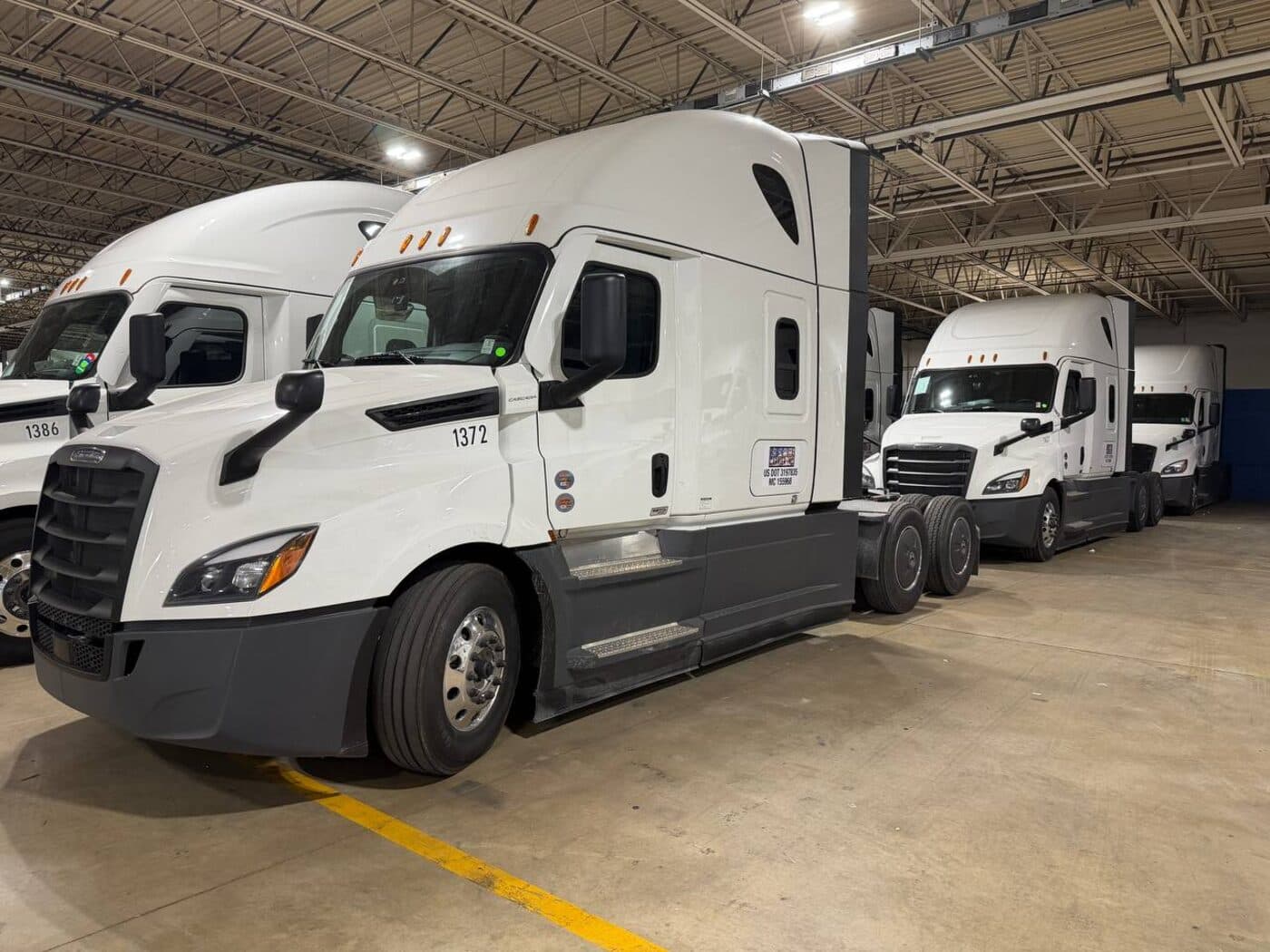 Modern Freightliner fleet lineup